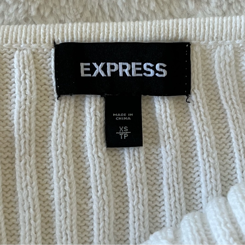 Express Ribbed Sweater Cami - Picture 5 of 5